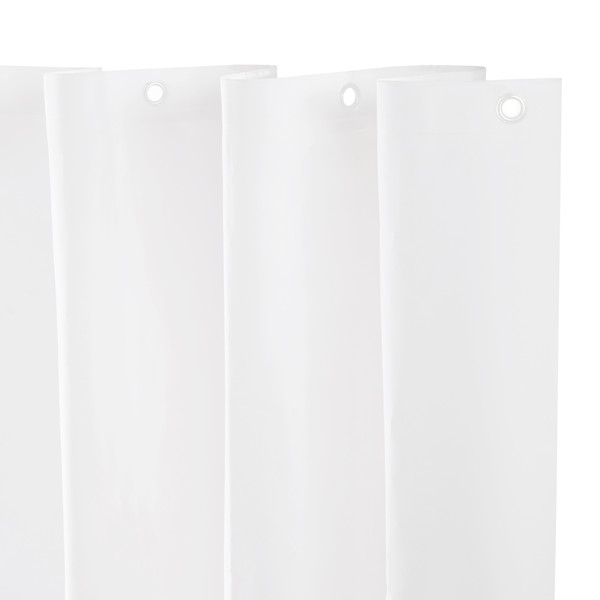 Kenney Mfg Lightweight PEVA Shower Curtain Liner, 70" W x 72" H, White KN61430V1